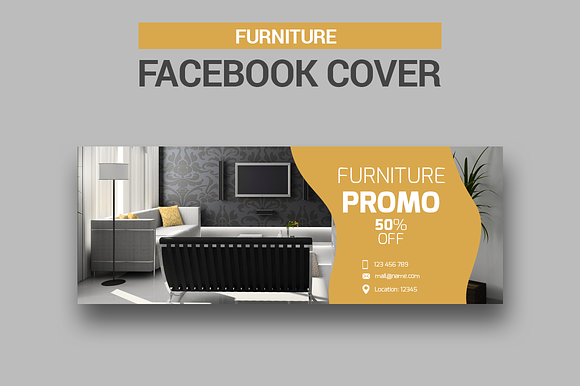 Furniture - Facebook Covers in Facebook Templates - product preview 4