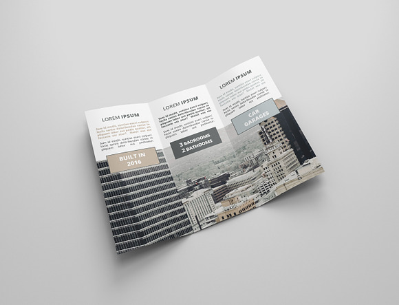 Real Estate Tri Fold Bochures in Brochure Templates - product preview 3