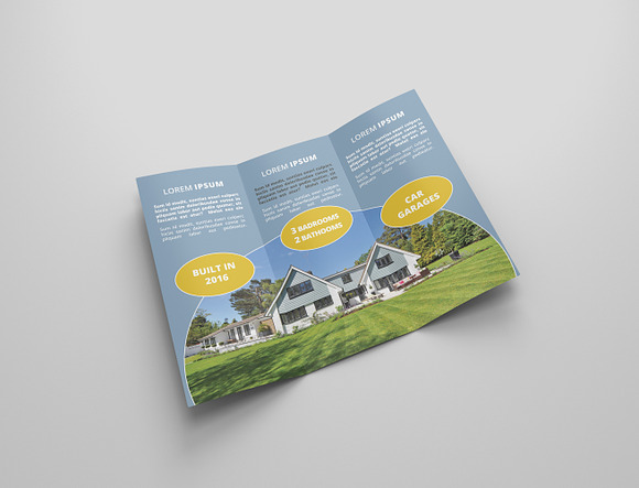 Real Estate Tri Fold Bochures in Brochure Templates - product preview 7