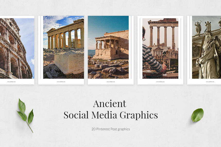 Ancient Pinterest Posts in Pinterest Templates - product preview 8