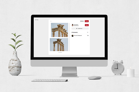 Ancient Pinterest Posts in Pinterest Templates - product preview 2