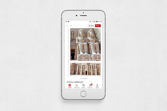 Ancient Pinterest Posts in Pinterest Templates - product preview 4