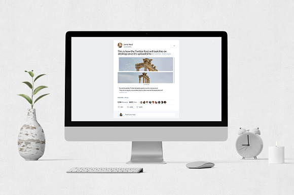Ancient Twitter Posts in Twitter Templates - product preview 2