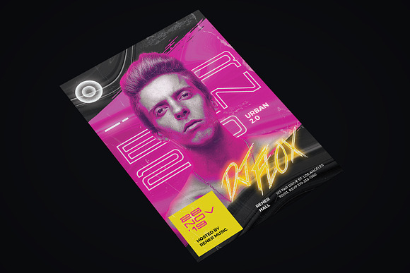 Urban DJ Flyer Template in Flyer Templates - product preview 1