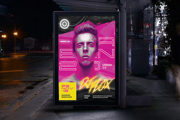 Urban DJ Flyer Template in Flyer Templates - product preview 2