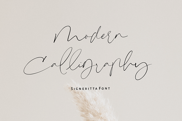 Signeritta - Elegant Signature in Script Fonts - product preview 1