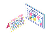 Schedule Board and Calendar