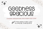 Goodness Gracious - Handwritten Font