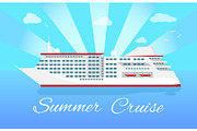 Spacious Luxury Cruise Liner Big Red