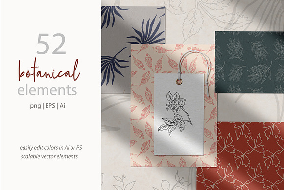 DIY Abstract+ Botanical Collection in Illustrations - product preview 2