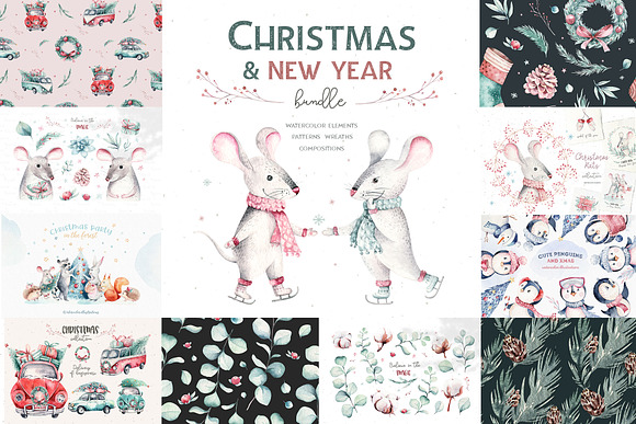 70 % off. Big Christmas bundle 2020 in Illustrations - product preview 57