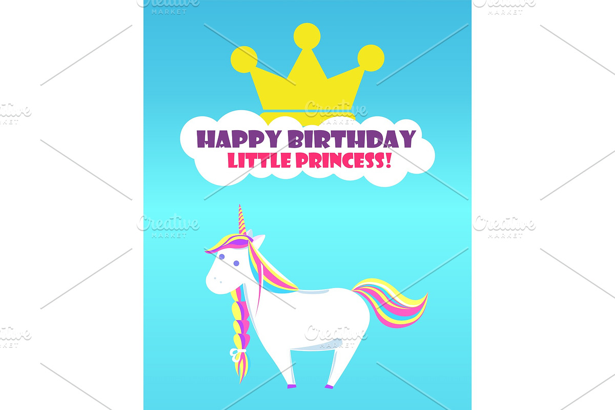 Happy Birthday Greetings Childish in Illustrations - product preview 8
