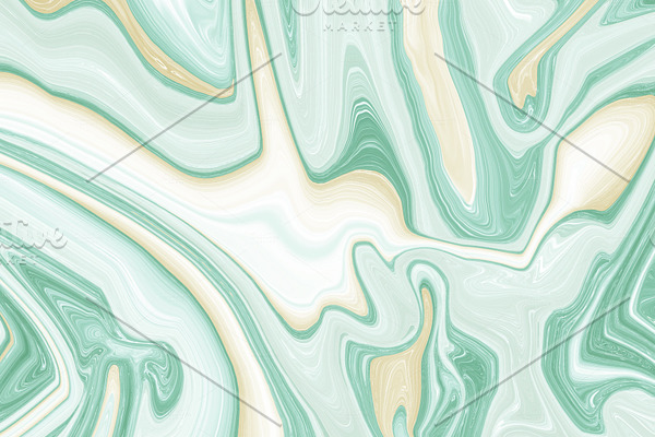 Green and white. Abstract background