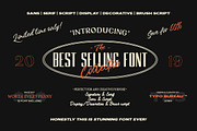 80% | Best selling font collection