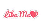Like Me Social Network Sticker
