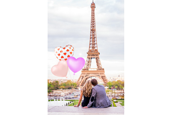 45 Romantic Balloons Overlays in Objects - product preview 1