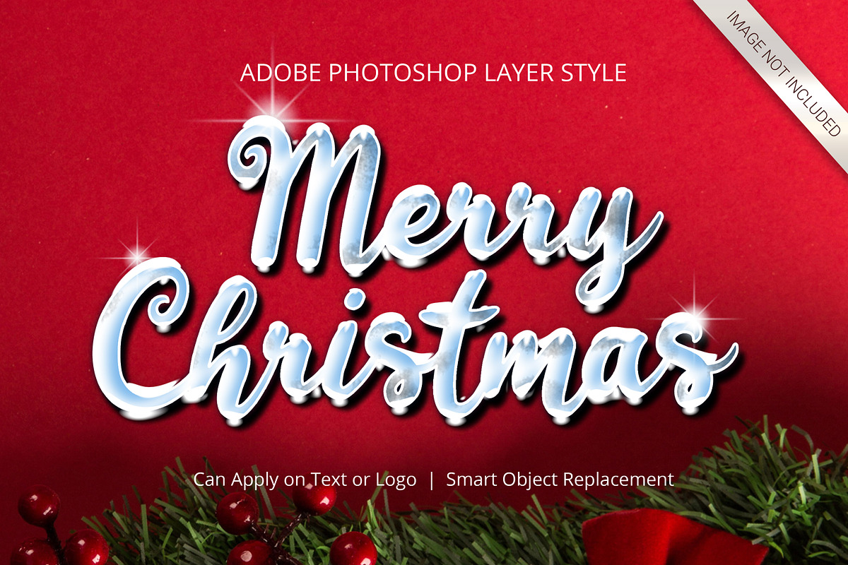 10 Christmas & Snow Text Effect in Add-Ons - product preview 8