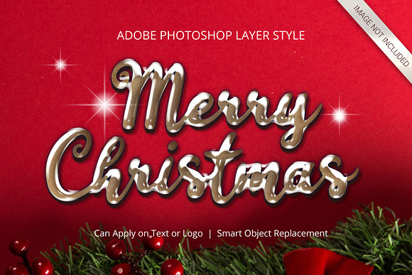 10 Christmas & Snow Text Effect in Add-Ons - product preview 4