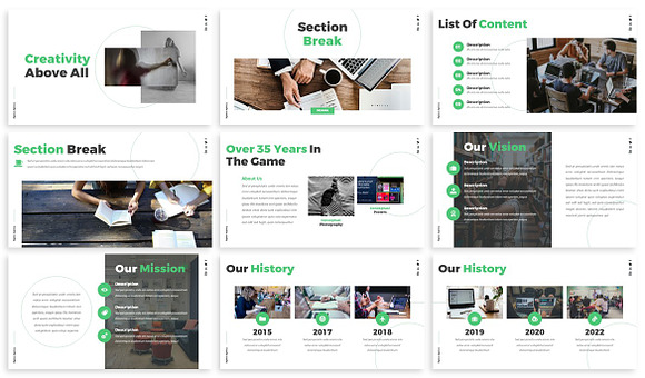 Jigana - Creative Agency Powerpoint in PowerPoint Templates - product preview 1