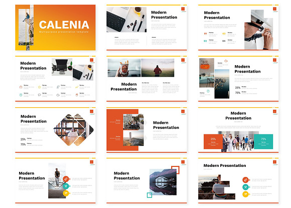 Calenia - Powerpoint Template in PowerPoint Templates - product preview 1