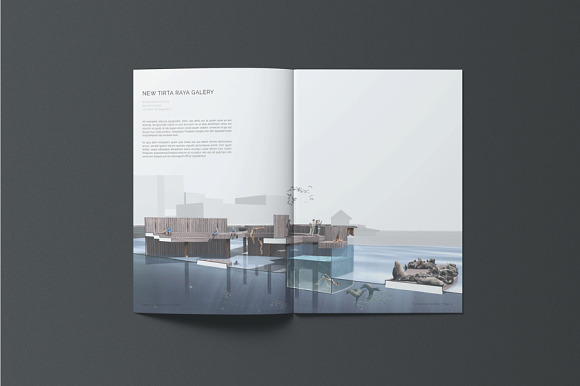 A5 Architecture Portfolio in Brochure Templates - product preview 2