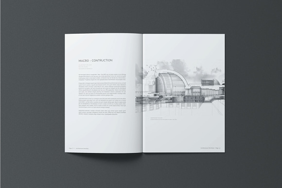 A5 Architecture Portfolio in Brochure Templates - product preview 4