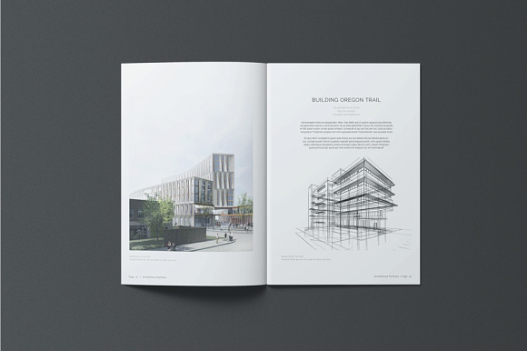 A5 Architecture Portfolio in Brochure Templates - product preview 6