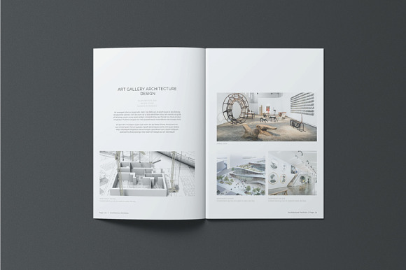 A5 Architecture Portfolio in Brochure Templates - product preview 10