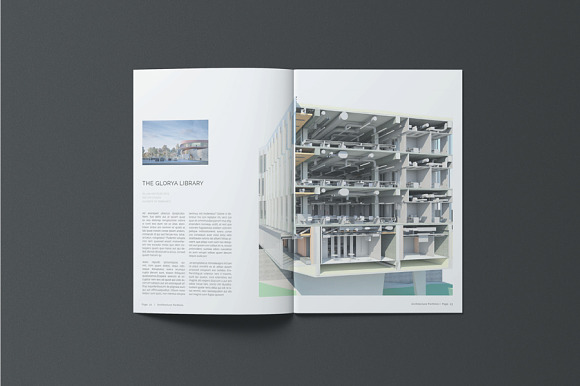 A5 Architecture Portfolio in Brochure Templates - product preview 11