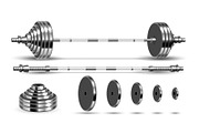 Barbells Bodybuilding Collapsible