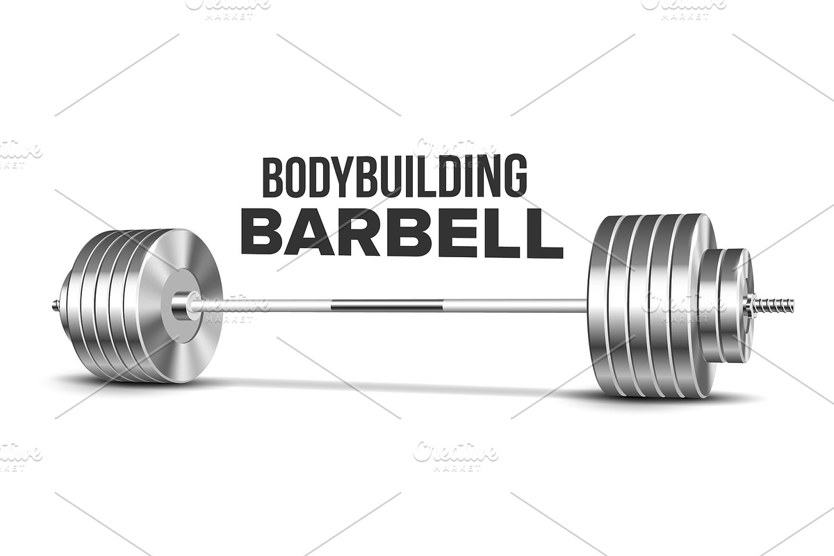 Barbell Weightlifting Gym Sport in Illustrations - product preview 8
