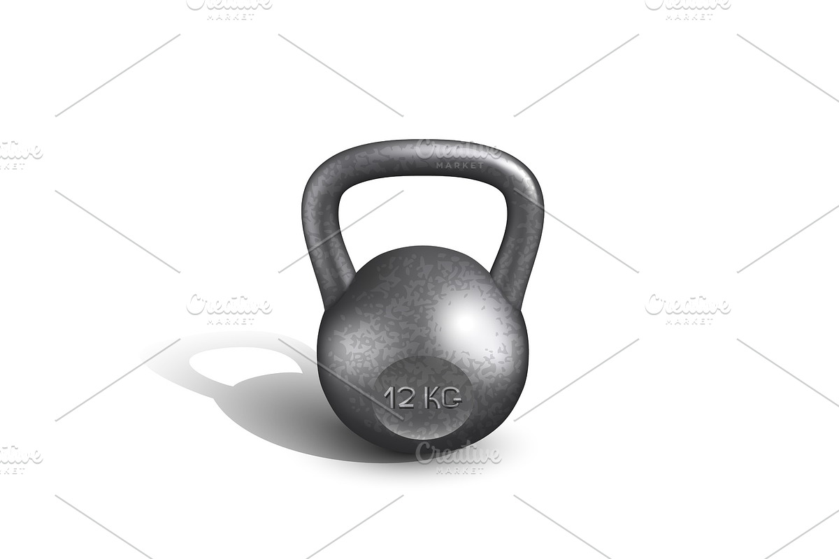 Kettlebell Sportive Heavy 12 Kg in Illustrations - product preview 8