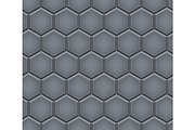 Seamless pattern of hex cobblestone
