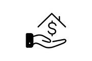 Loan money icon