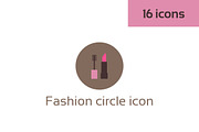 Fashion circle icon