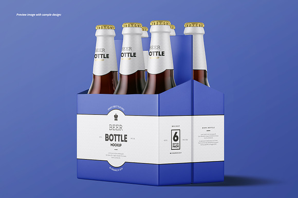 Beer Bottle Mockup Set in Product Mockups - product preview 10