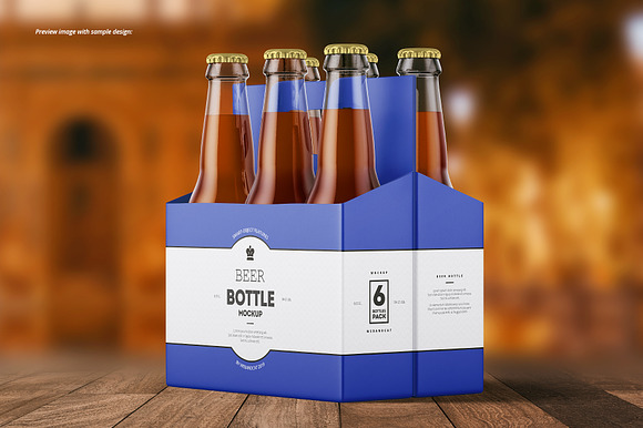 Beer Bottle Mockup Set in Product Mockups - product preview 11