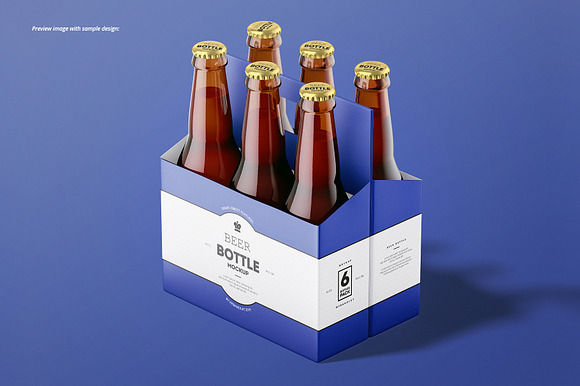 Beer Bottle Mockup Set in Product Mockups - product preview 13