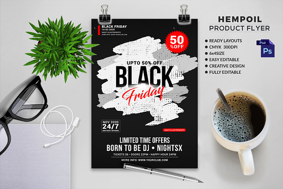 Black Friday Sale Flyer Bundle in Flyer Templates - product preview 3