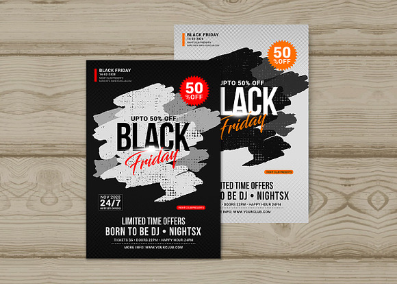 Black Friday Sale Flyer Bundle in Flyer Templates - product preview 4