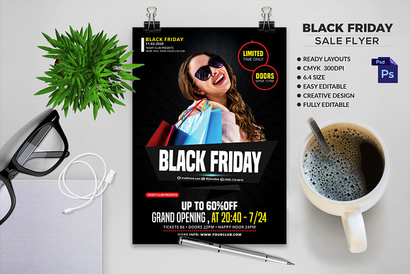 Black Friday Sale Flyer Bundle in Flyer Templates - product preview 5