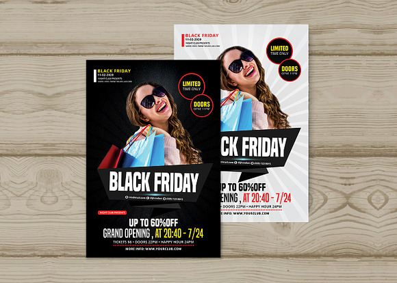 Black Friday Sale Flyer Bundle in Flyer Templates - product preview 6