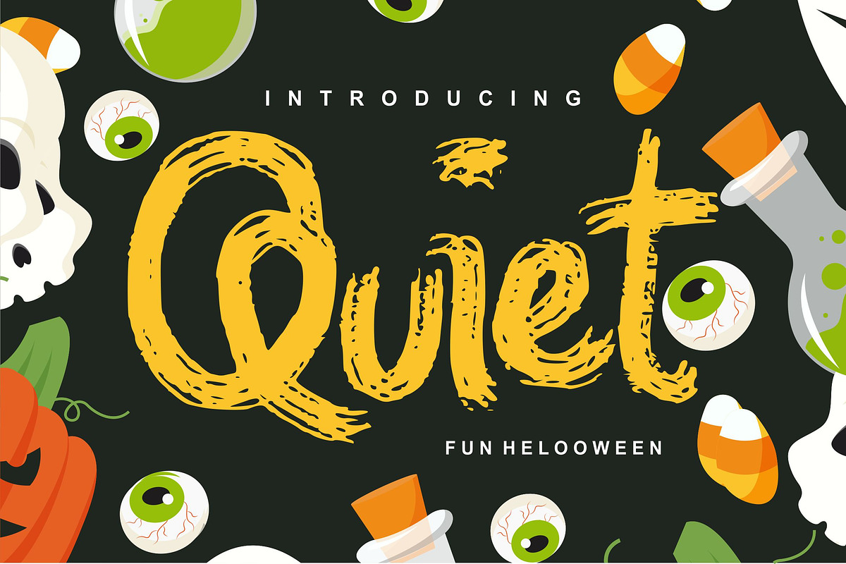 Quiet | Magical Helloween Font in Display Fonts - product preview 8