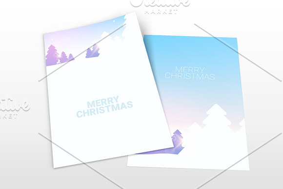 XMAS Winter Landscape in Flyer Templates - product preview 1