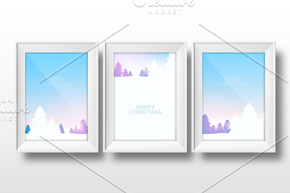XMAS Winter Landscape in Flyer Templates - product preview 2