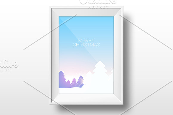 XMAS Winter Landscape in Flyer Templates - product preview 3