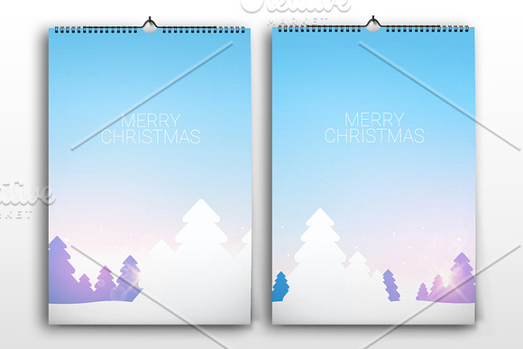 XMAS Winter Landscape in Flyer Templates - product preview 4