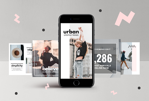 PSD | Urban Social Media Pack in Instagram Templates - product preview 2