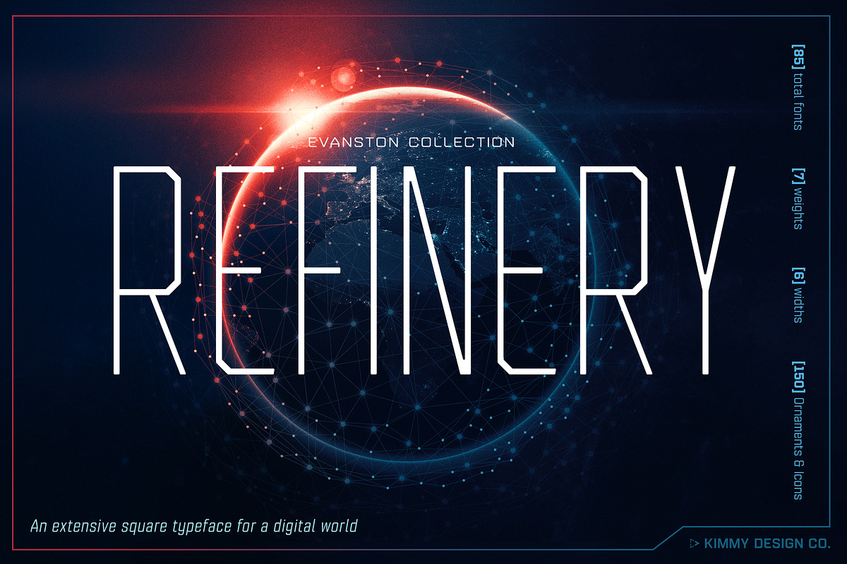 Refinery Typeface + Icons in Military Fonts - product preview 8