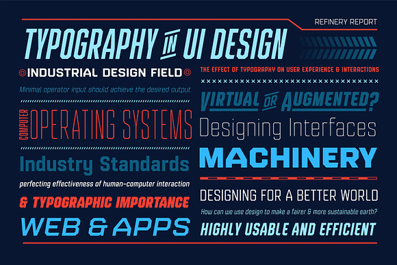 Refinery Typeface + Icons in Military Fonts - product preview 7
